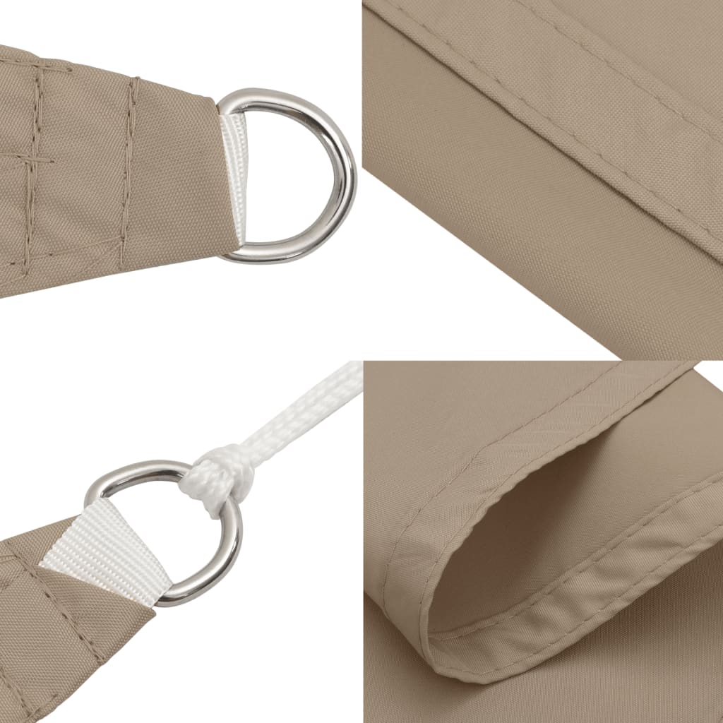 vidaXL Parasolar, gri taupe, 2,5x4,5m, țesătură oxford, dreptunghiular vidaXL Parasolar, gri taupe, 2,5x4,5m, țesătură oxford, dreptunghiular