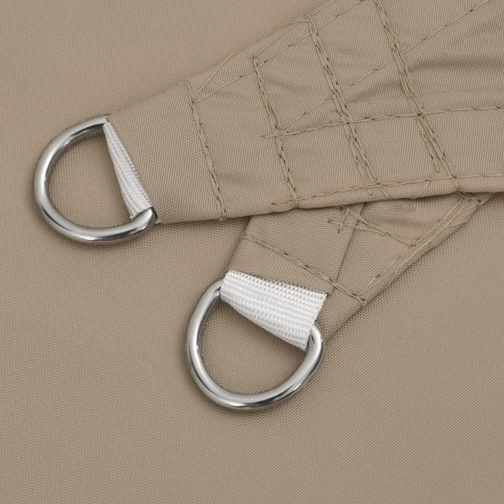 vidaXL Pânză parasolar gri taupe 2,5x5m țesătură oxford dreptunghiular