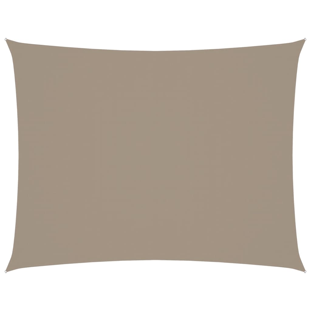 vidaXL Parasolar, gri taupe, 3,5x4,5 m, țesătură oxford dreptunghiular vidaXL Parasolar, gri taupe, 3,5x4,5 m, țesătură oxford dreptunghiular