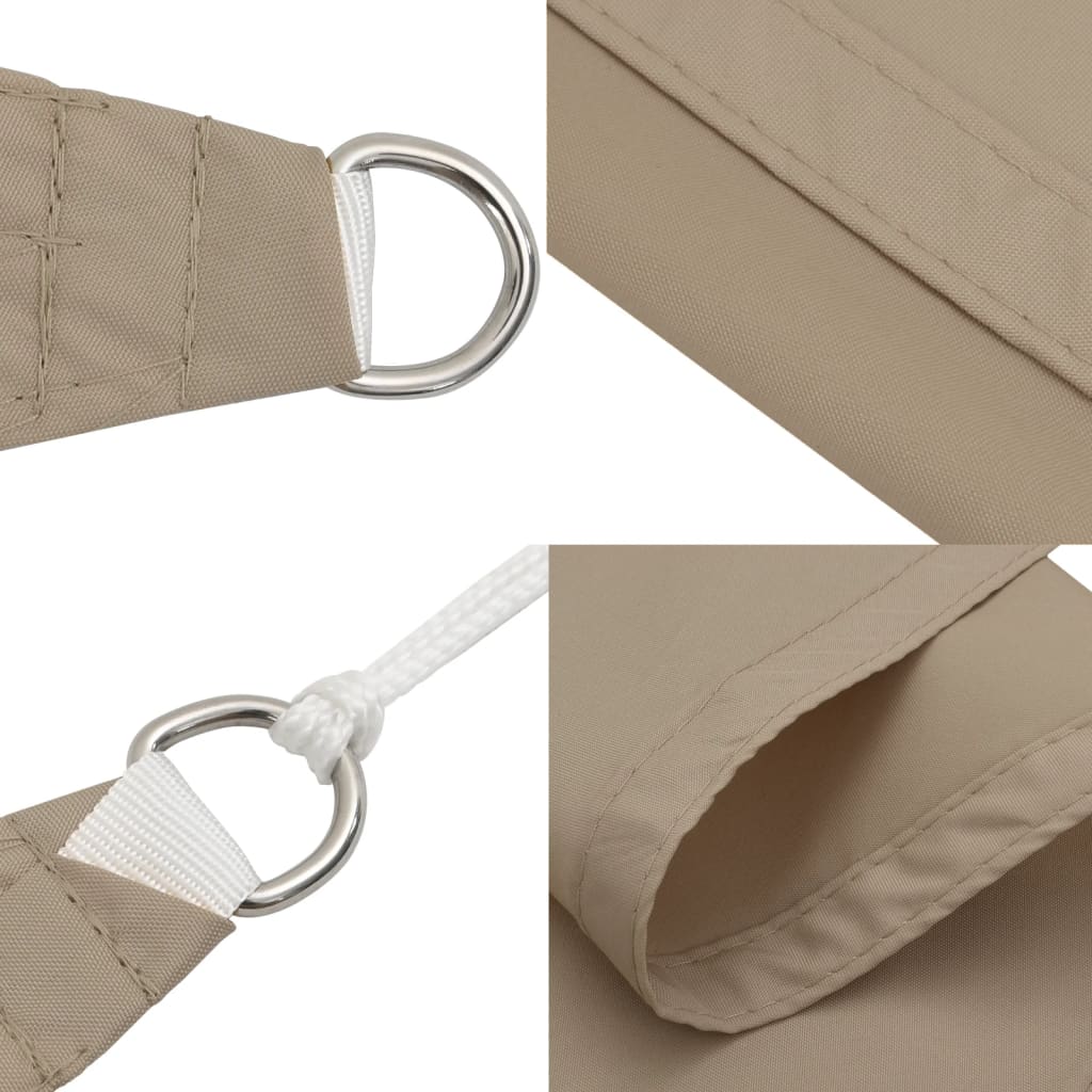 vidaXL Parasolar, gri taupe, 4x7 m, țesătură oxford, dreptunghiular vidaXL Parasolar, gri taupe, 4x7 m, țesătură oxford, dreptunghiular