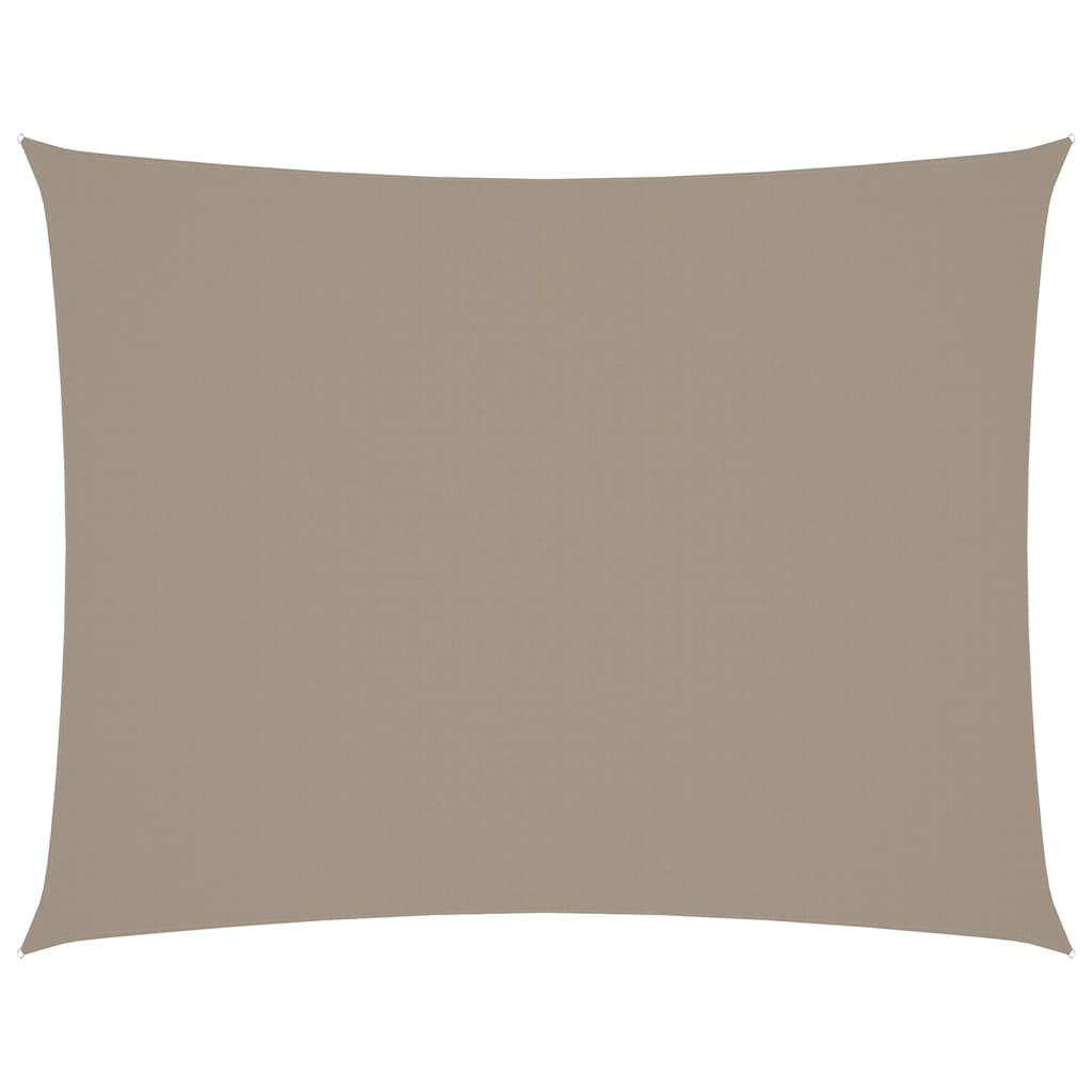 vidaXL Parasolar gri taupe 5x7 m țesătură oxford dreptunghiular