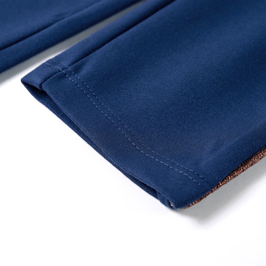 Pantaloni pentru copii cu șnur, bleumarin, 104 Pantaloni pentru copii cu șnur, bleumarin, 104