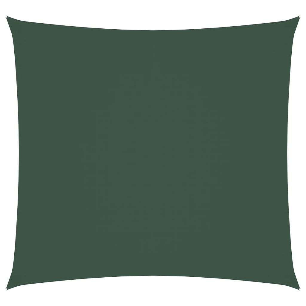 vidaXL Parasolar, verde închis, 3,6x3,6 m, țesătură oxford, pătrat