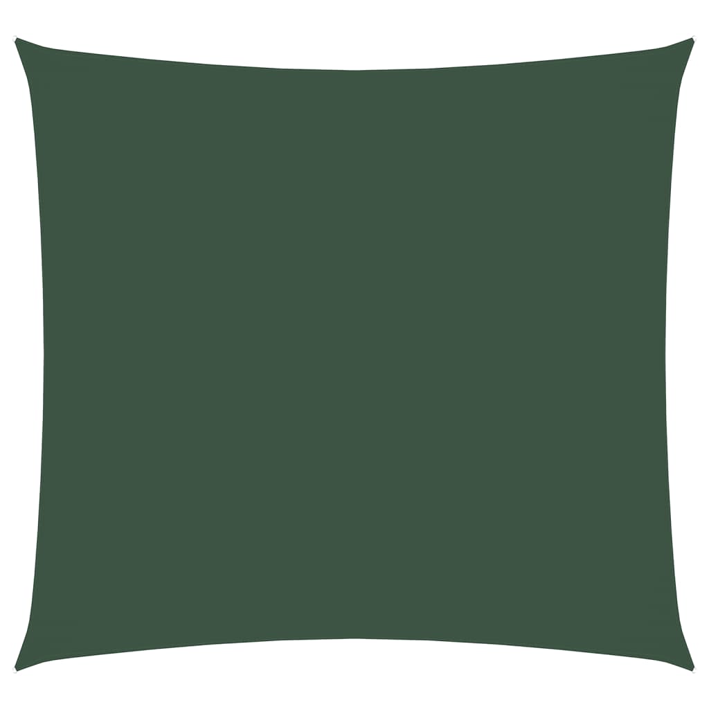 vidaXL Parasolar, verde închis, 4,5x4,5 m, țesătură oxford, pătrat