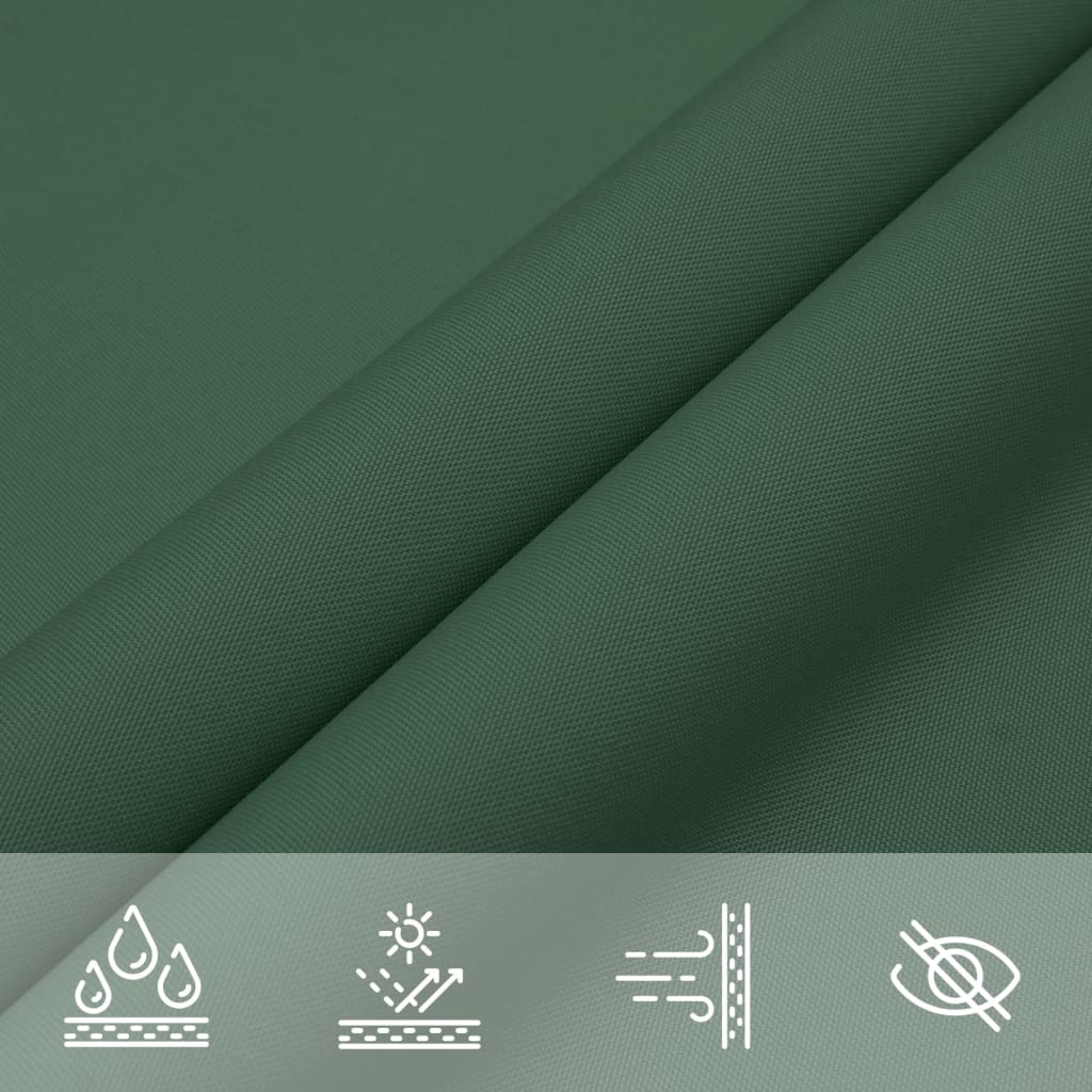 vidaXL Parasolar, verde închis, 4,5x4,5 m, țesătură oxford, pătrat