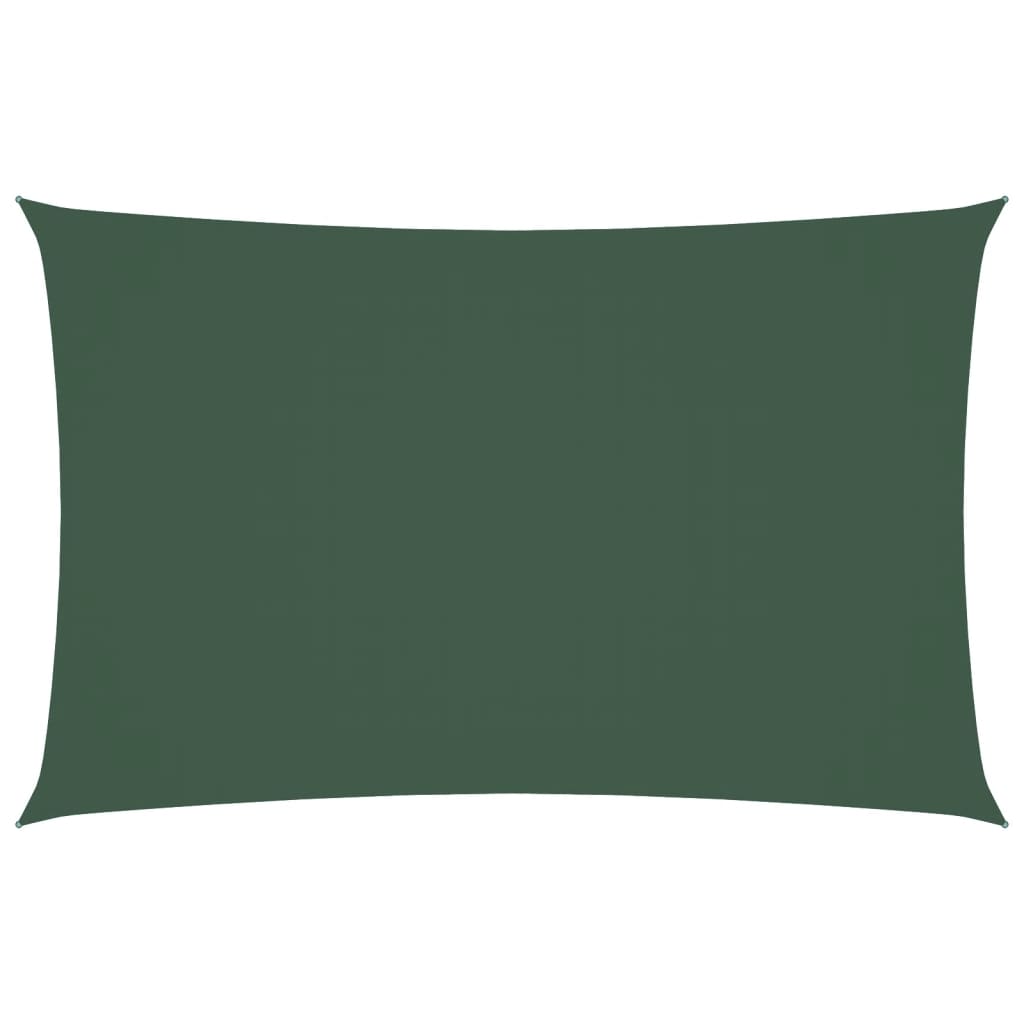 vidaXL Parasolar, verde închis, 2x5 m, țesătură oxford, dreptunghiular