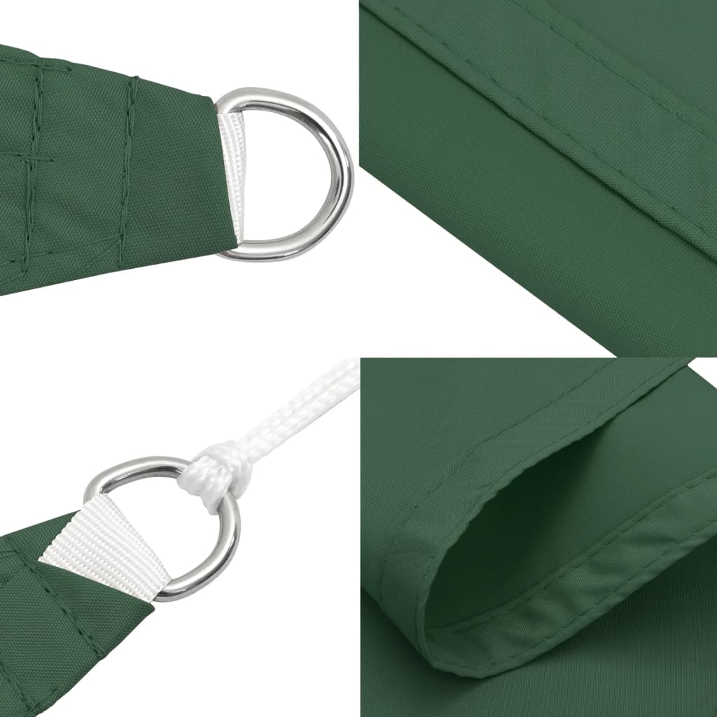 vidaXL Parasolar, verde închis, 2x5 m, țesătură oxford, dreptunghiular