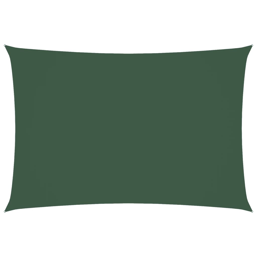 vidaXL Parasolar, verde închis, 3x5 m, țesătură oxford, dreptunghiular