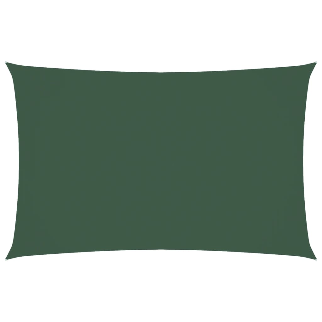 vidaXL Parasolar, verde închis, 4x7 m, țesătură oxford, dreptunghiular