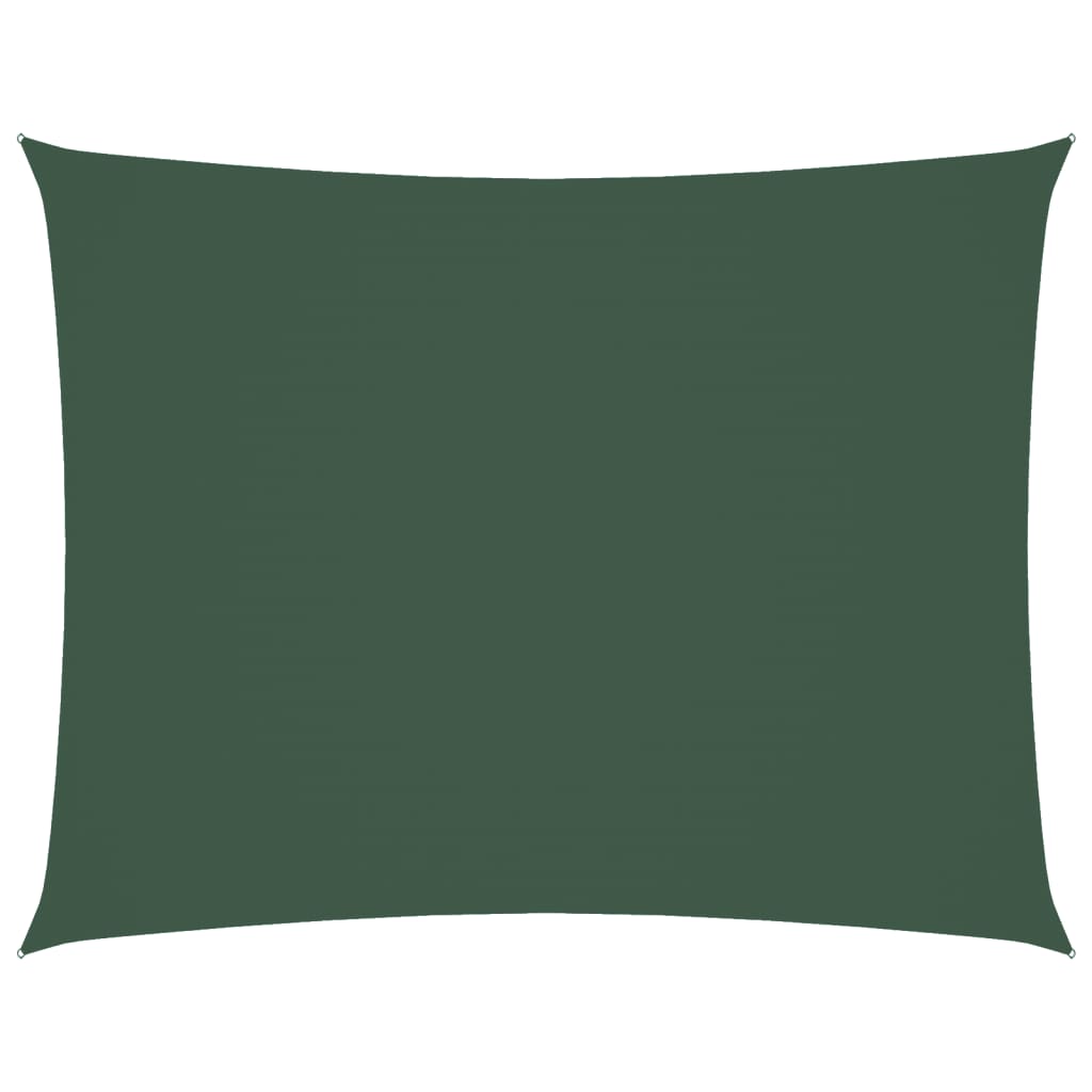 vidaXL Parasolar, verde închis, 5x7 m, țesătură oxford, dreptunghiular