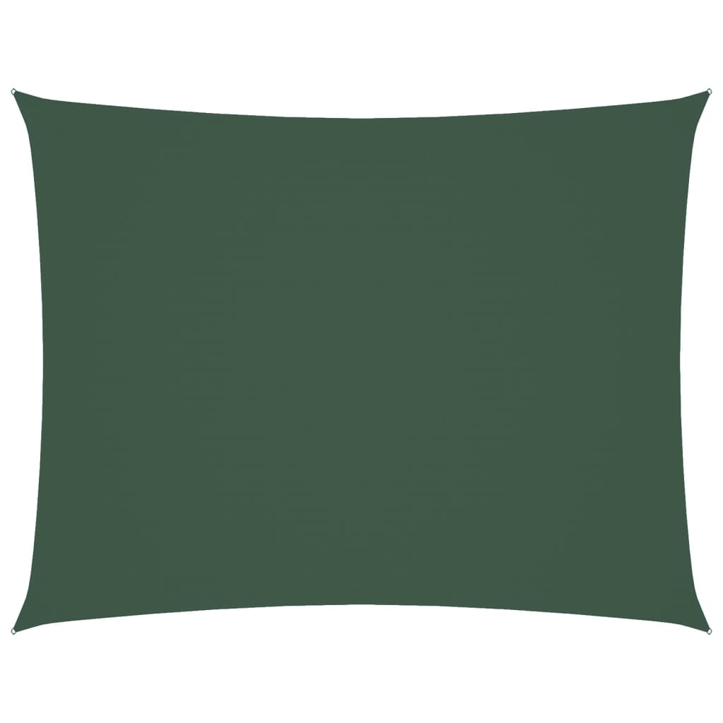 vidaXL Parasolar, verde închis, 6x8 m, țesătură oxford, dreptunghiular
