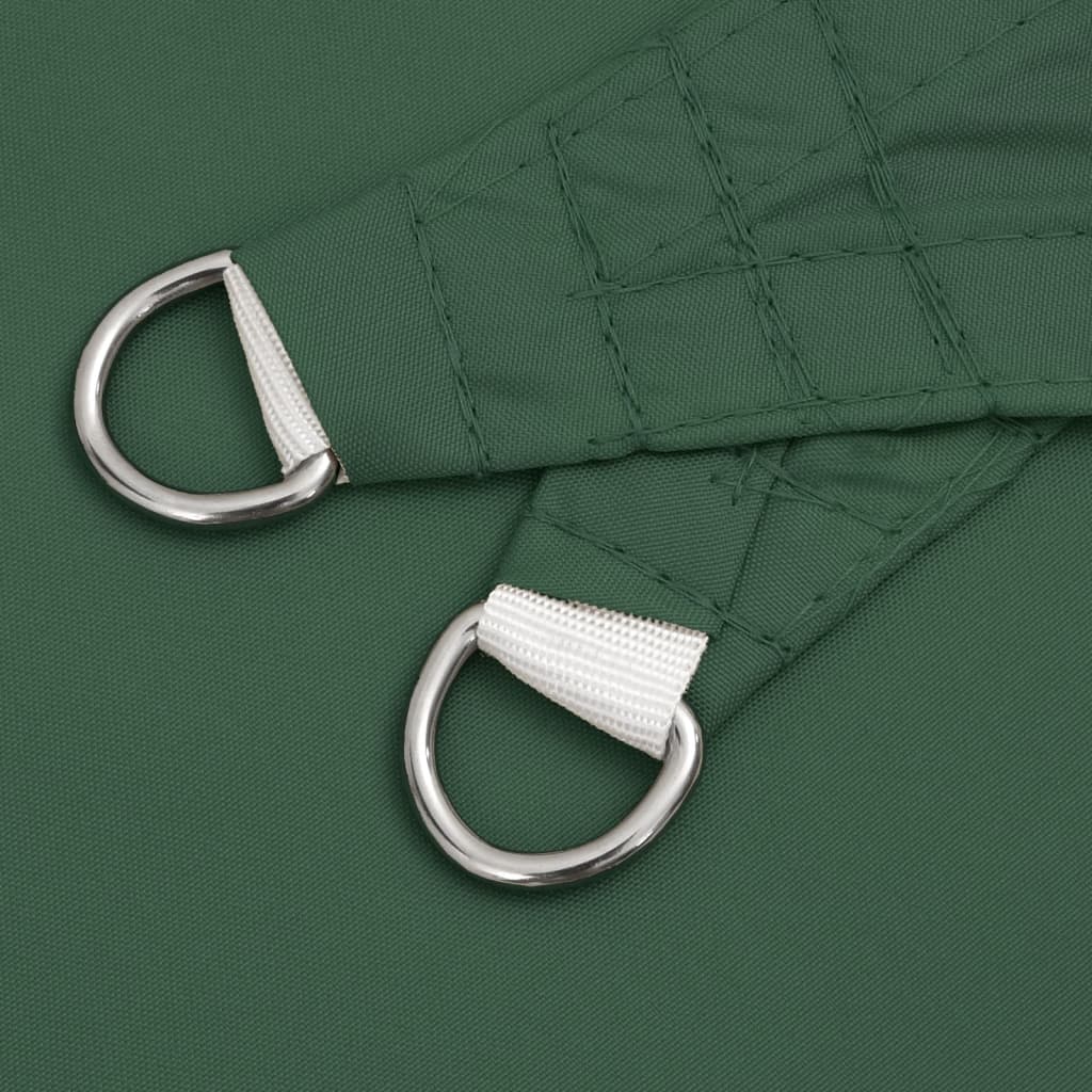 vidaXL Parasolar, verde, 3,6x3,6x3,6 m, țesătură oxford, triunghiular