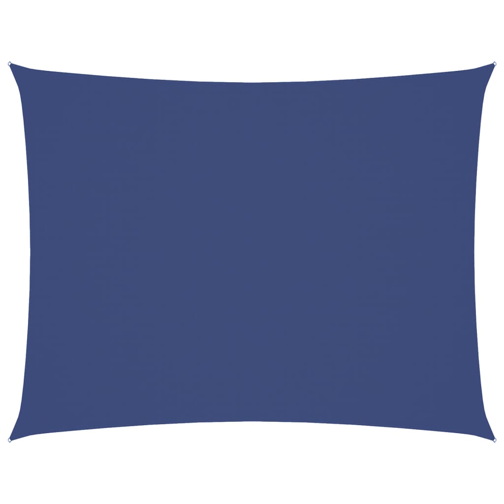 vidaXL Pânză parasolar albastru 5x6 m, țesătură oxford, dreptunghiular