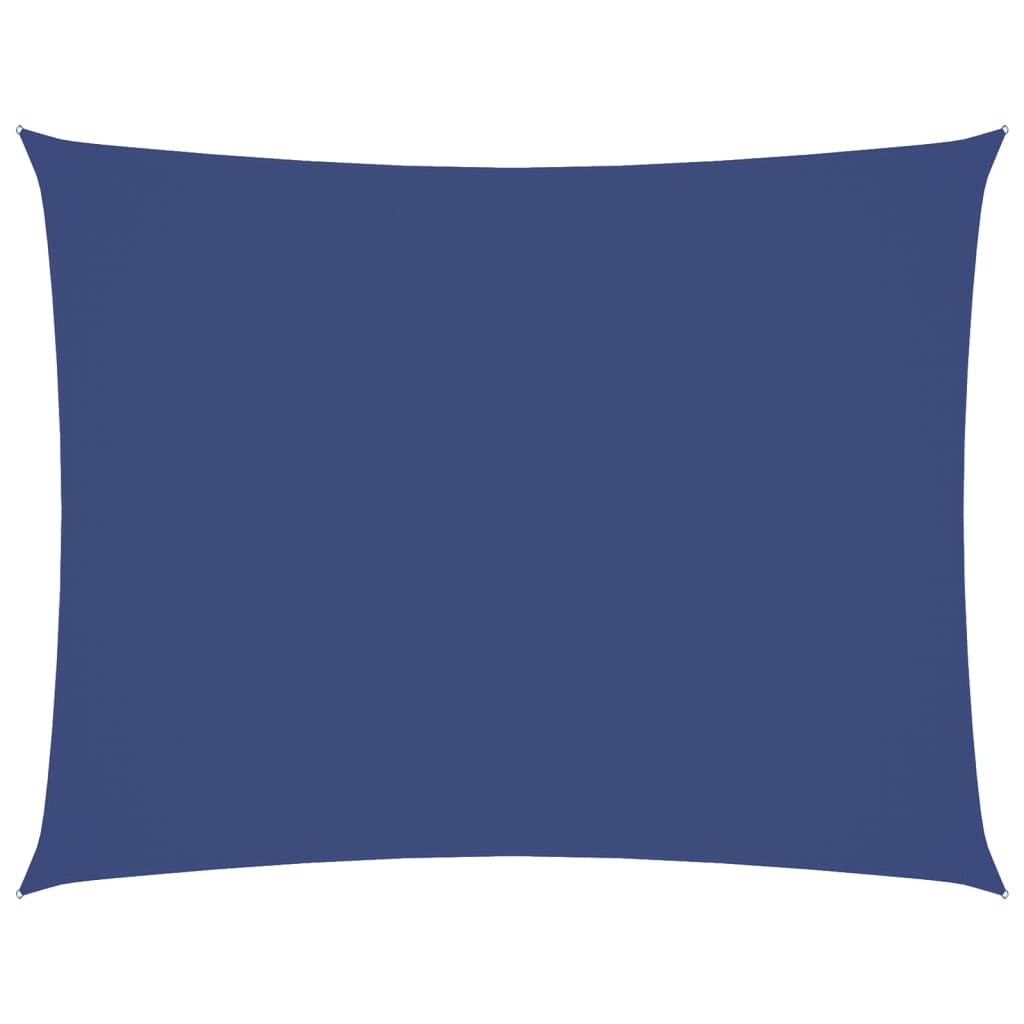 vidaXL Pânză parasolar albastru 5x7 m, țesătură oxford, dreptunghiular