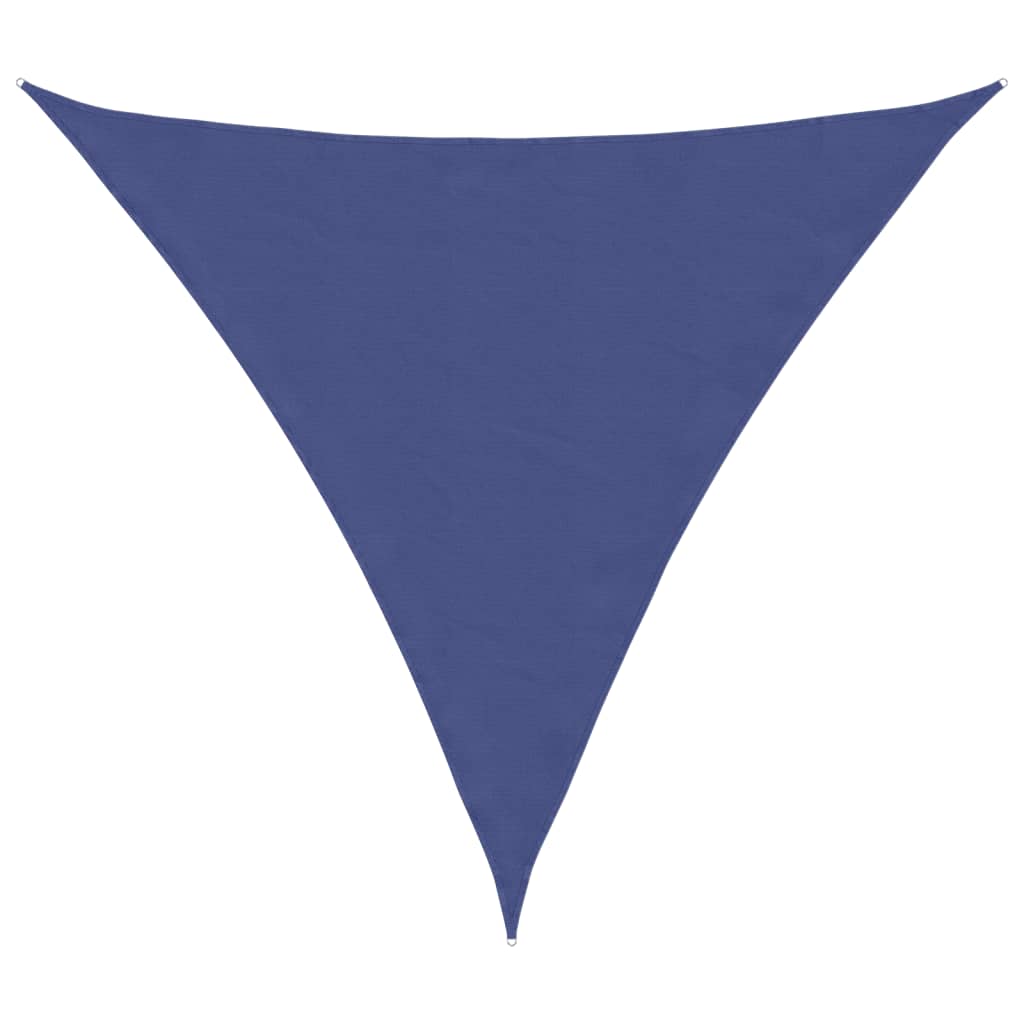 vidaXL Parasolar, albastru 4,5x4,5x4,5 m țesătură oxford triunghiular vidaXL Parasolar, albastru 4,5x4,5x4,5 m țesătură oxford triunghiular