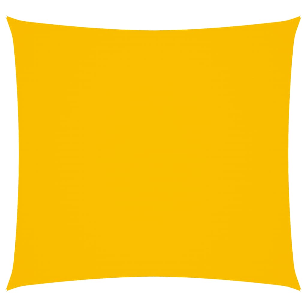 vidaXL Pânză parasolar, galben, 6x6 m, țesătură oxford, pătrat