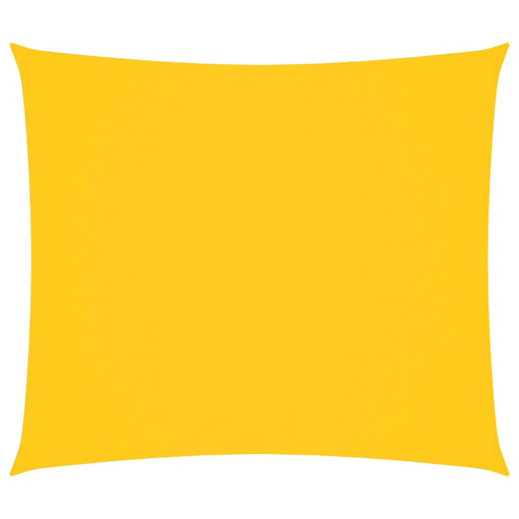vidaXL Pânză parasolar galben 2,5x3 m țesătură oxford dreptunghiular