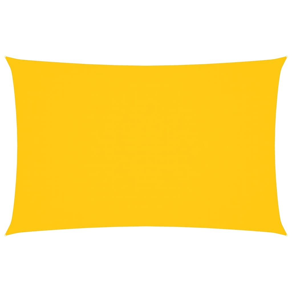 vidaXL Pânză parasolar galben 2,5x5 m țesătură oxford dreptunghiular