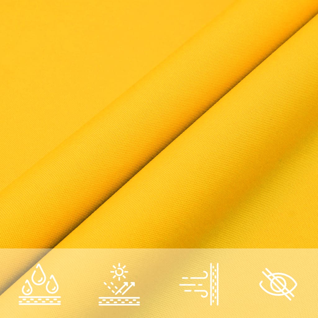 vidaXL Pânză parasolar galben 2,5x5 m țesătură oxford dreptunghiular