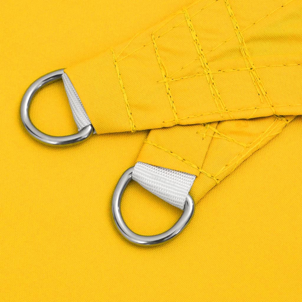 vidaXL Pânză parasolar, galben, 3x3x3 m, țesătură oxford, triunghiular