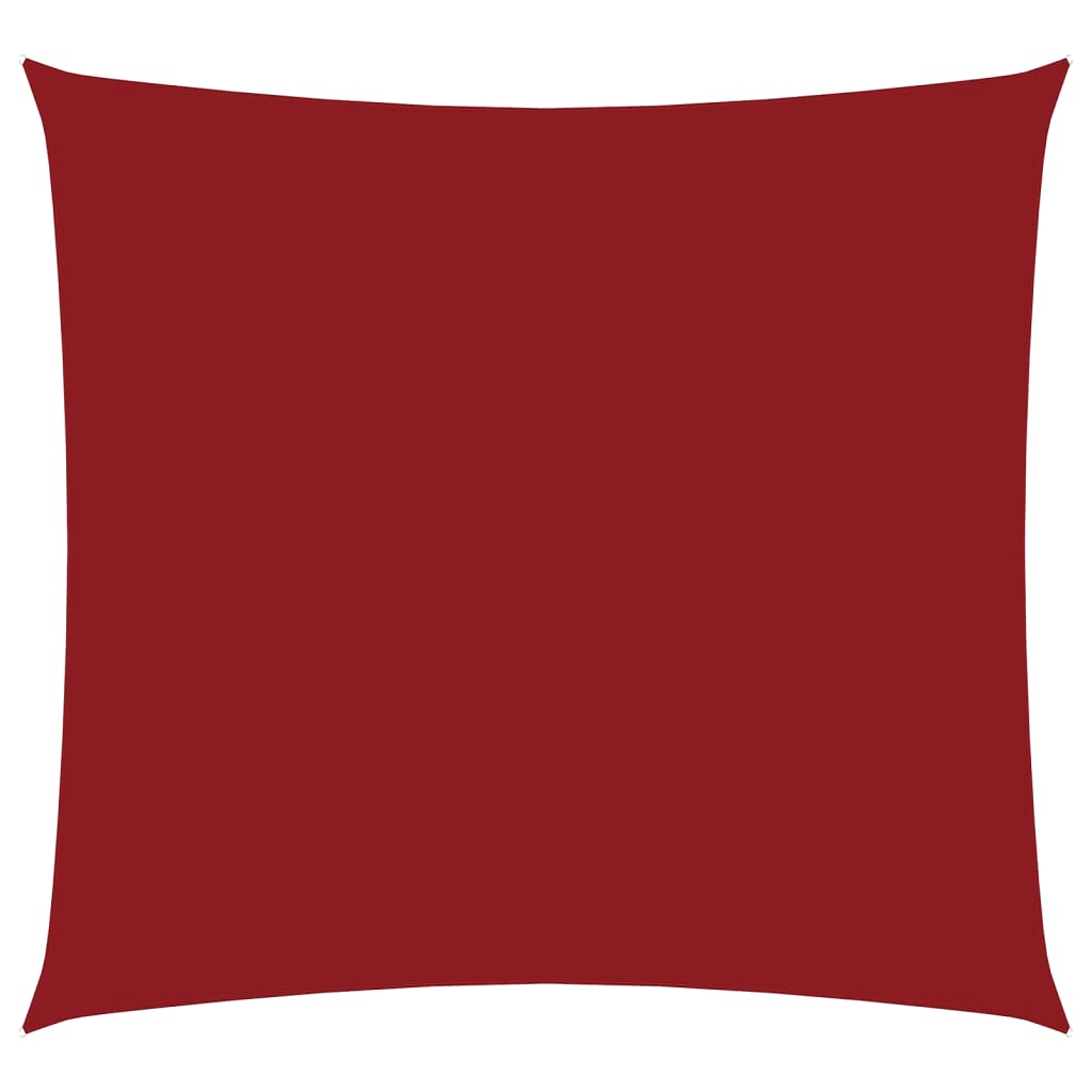 vidaXL Parasolar, roșu, 3,6x3,6 m, țesătură oxford, pătrat vidaXL Parasolar, roșu, 3,6x3,6 m, țesătură oxford, pătrat
