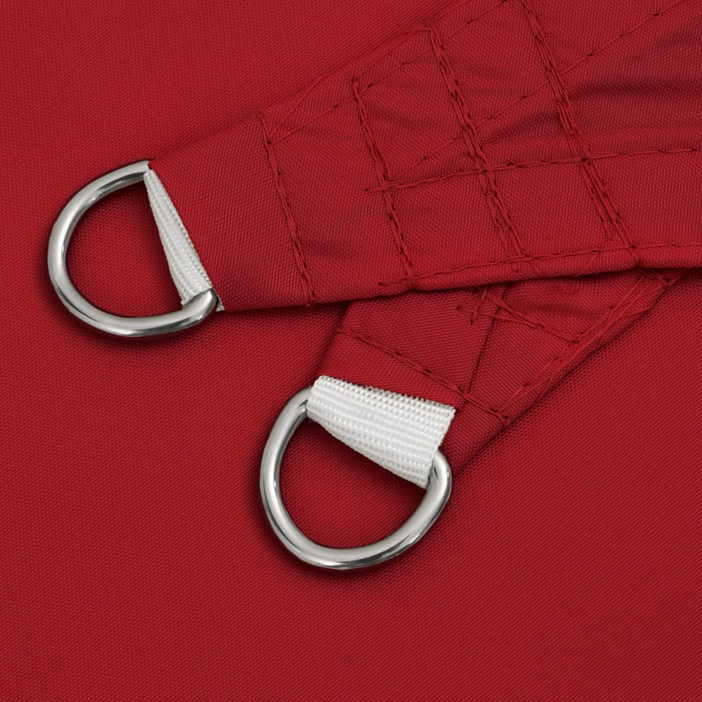 vidaXL Parasolar, roșu, 2,5x2,5x3,5 m, țesătură oxford, triunghiular vidaXL Parasolar, roșu, 2,5x2,5x3,5 m, țesătură oxford, triunghiular