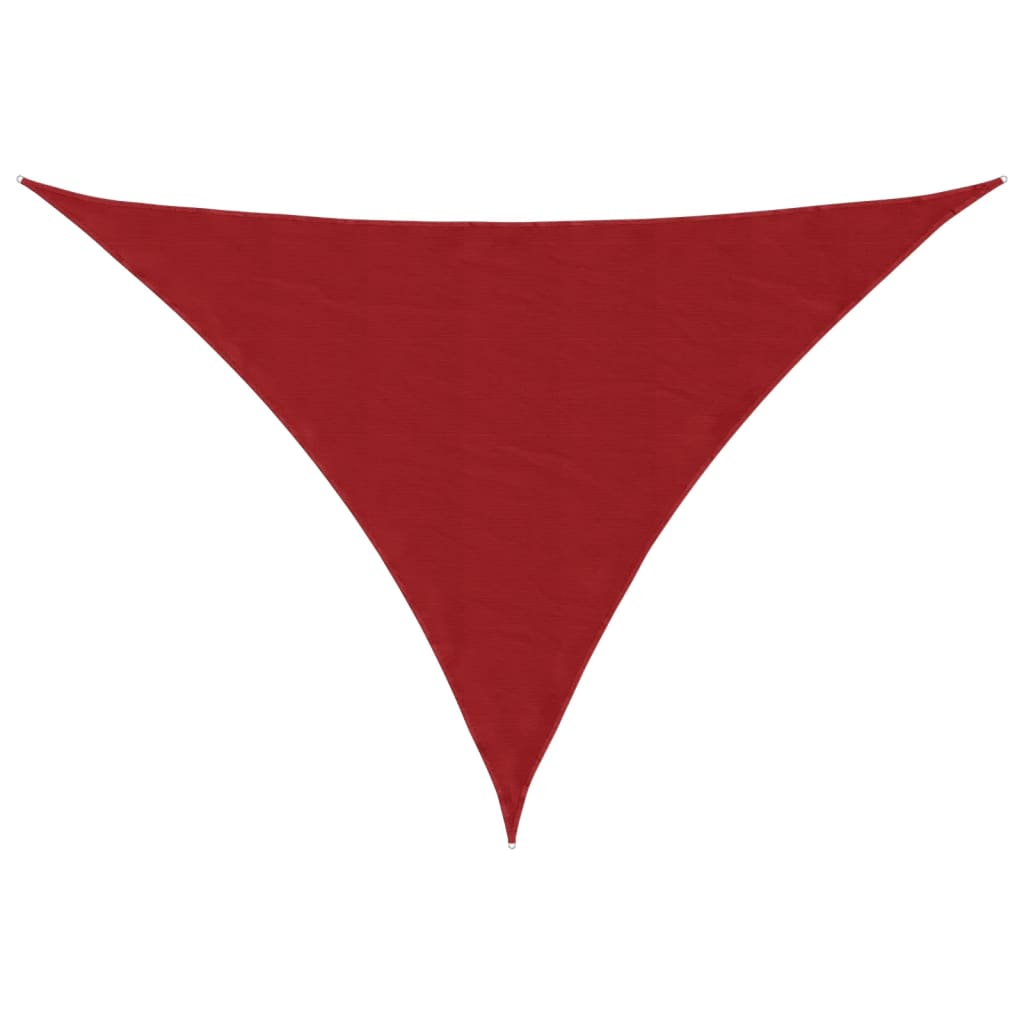 vidaXL Parasolar, roșu, 3x4x5 m, țesătură oxford, triunghiular vidaXL Parasolar, roșu, 3x4x5 m, țesătură oxford, triunghiular