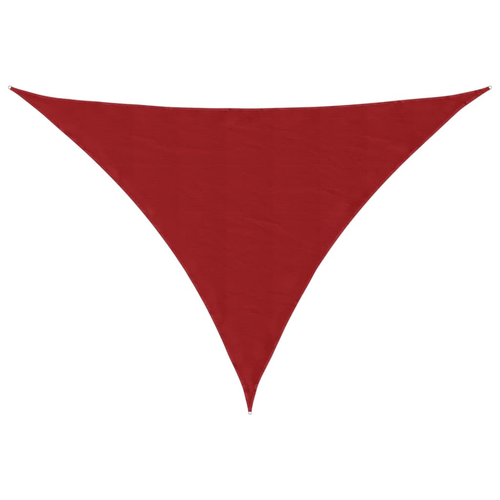 vidaXL Parasolar, roșu, 4x4x5,8 m, țesătură oxford, triunghiular vidaXL Parasolar, roșu, 4x4x5,8 m, țesătură oxford, triunghiular