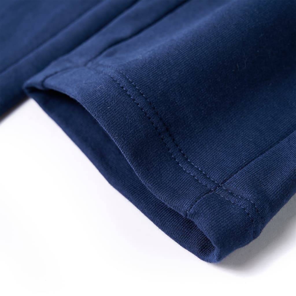 Pantaloni pentru copii cu șnur, bleumarin, 116 Pantaloni pentru copii cu șnur, bleumarin, 116