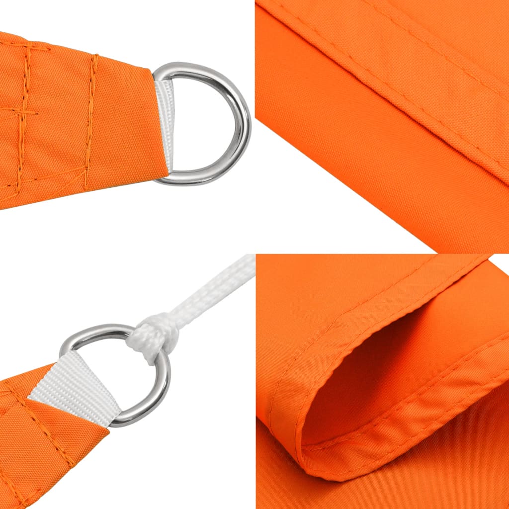 vidaXL Parasolar, portocaliu, 4x5x5 m, țesătură oxford, triunghiular vidaXL Parasolar, portocaliu, 4x5x5 m, țesătură oxford, triunghiular