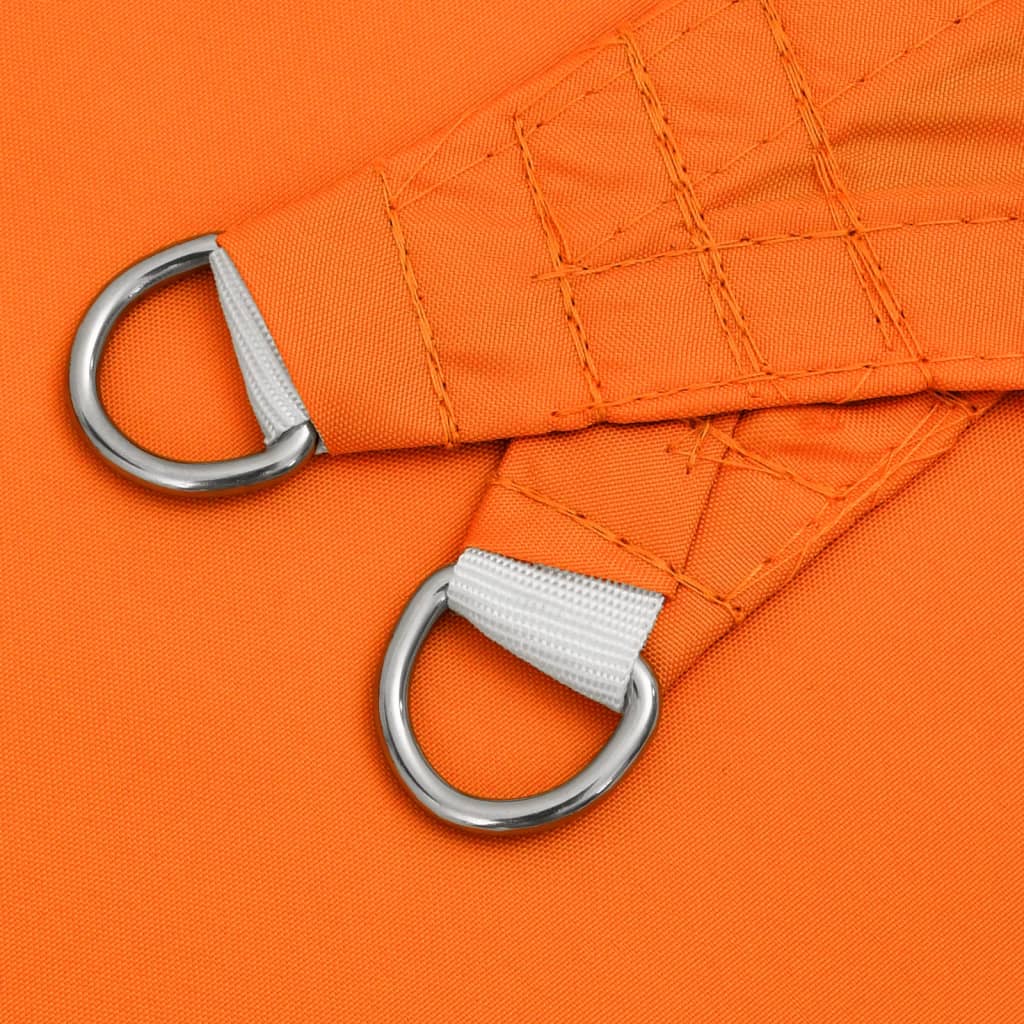 vidaXL Parasolar, portocaliu, 5x5x5 m, țesătură oxford, triunghiular