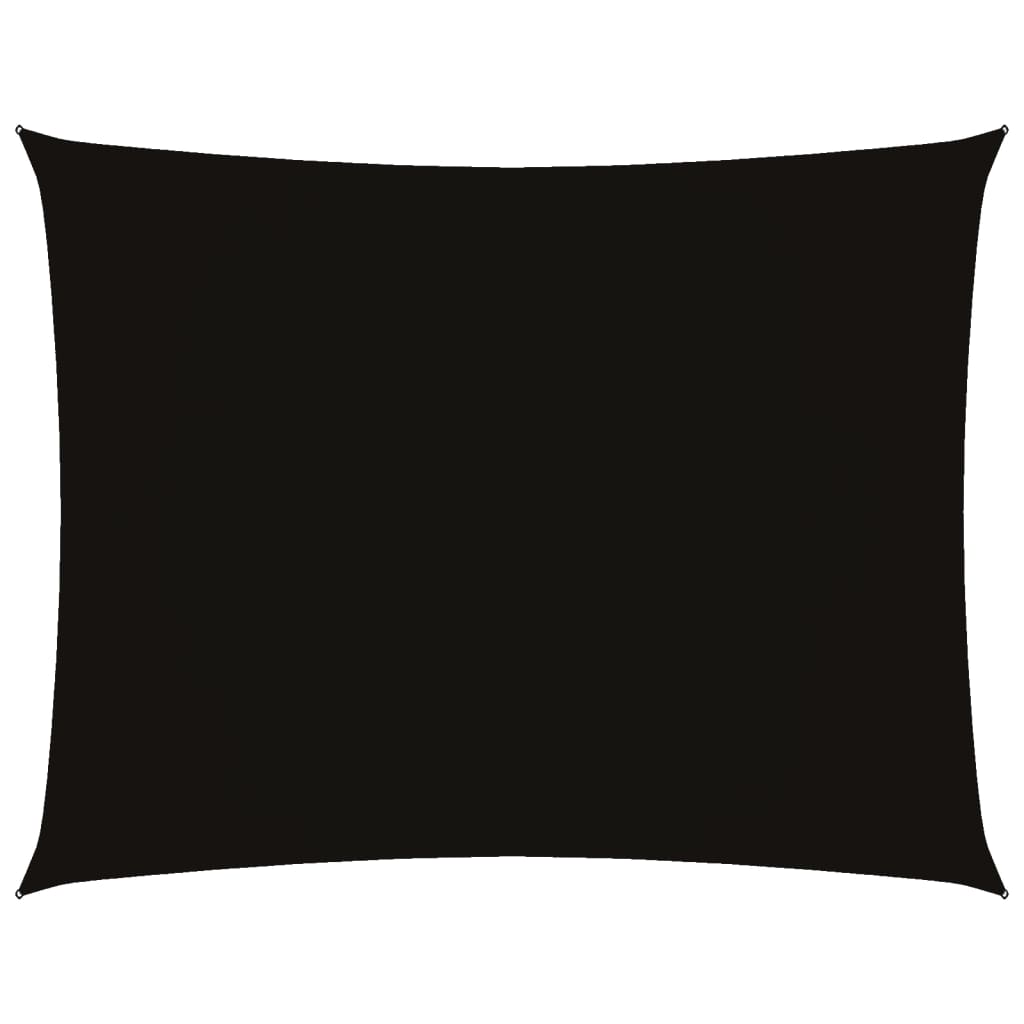 vidaXL Pânză parasolar, negru, 2x3 m, țesătură oxford, dreptunghiular