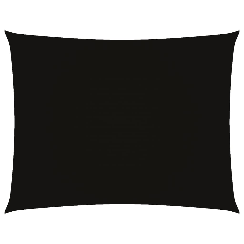 vidaXL Pânză parasolar, negru, 3x4,5 m, țesătură oxford dreptunghiular
