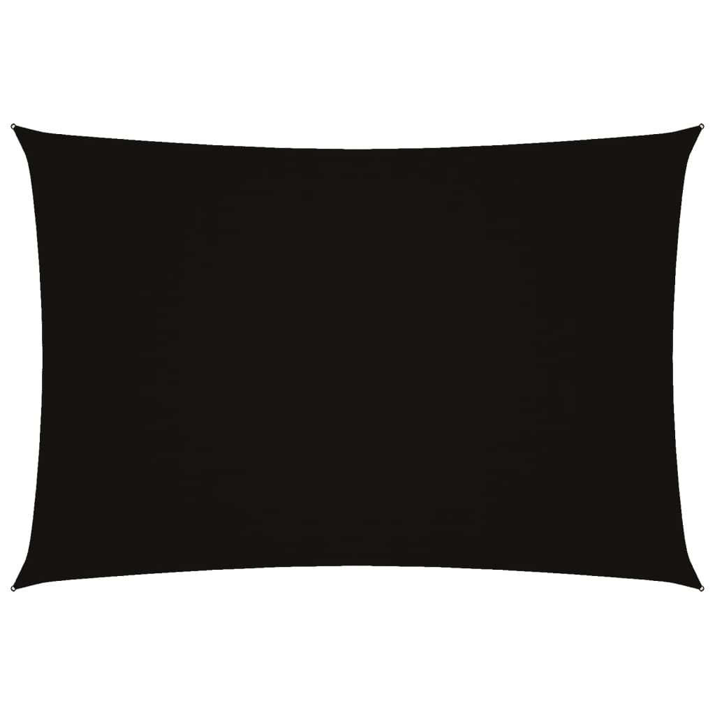 vidaXL Pânză parasolar, negru, 3x5 m, țesătură oxford, dreptunghiular