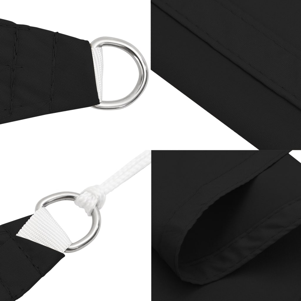 vidaXL Parasolar, negru, 4x5x6,4 m, țesătură oxford, triunghiular vidaXL Parasolar, negru, 4x5x6,4 m, țesătură oxford, triunghiular