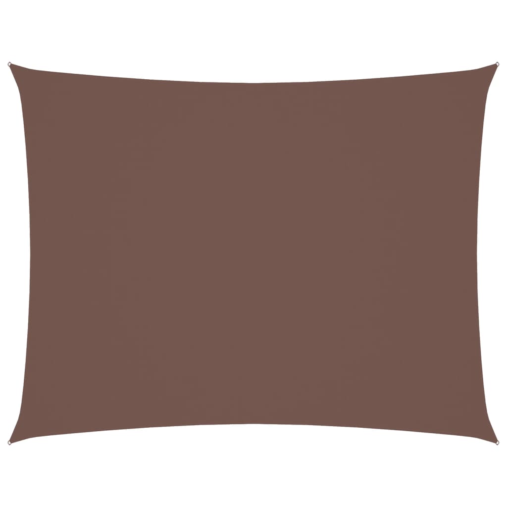 vidaXL Parasolar, maro, 2,5x3,5 m, țesătură oxford, dreptunghiular vidaXL Parasolar, maro, 2,5x3,5 m, țesătură oxford, dreptunghiular