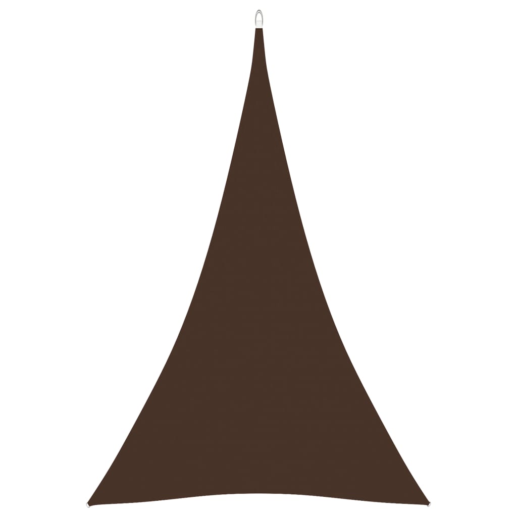 vidaXL Parasolar, maro, 4x5x5 m, țesătură oxford, triunghiular vidaXL Parasolar, maro, 4x5x5 m, țesătură oxford, triunghiular