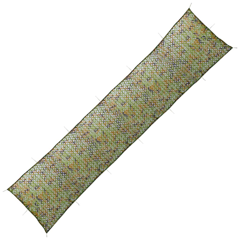 vidaXL Plasă de camuflaj cu geantă de depozitare, verde, 1,5x6 m vidaXL Plasă de camuflaj cu geantă de depozitare, verde, 1,5x6 m