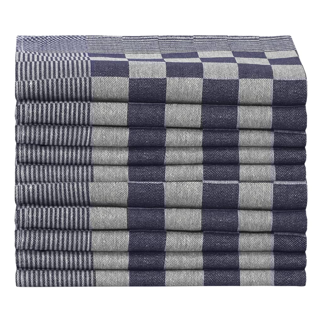 vidaXL Prosoape de bucătărie 10 buc. albastru și alb 50x70 cm bumbac vidaXL Prosoape de bucătărie 10 buc. albastru și alb 50x70 cm bumbac