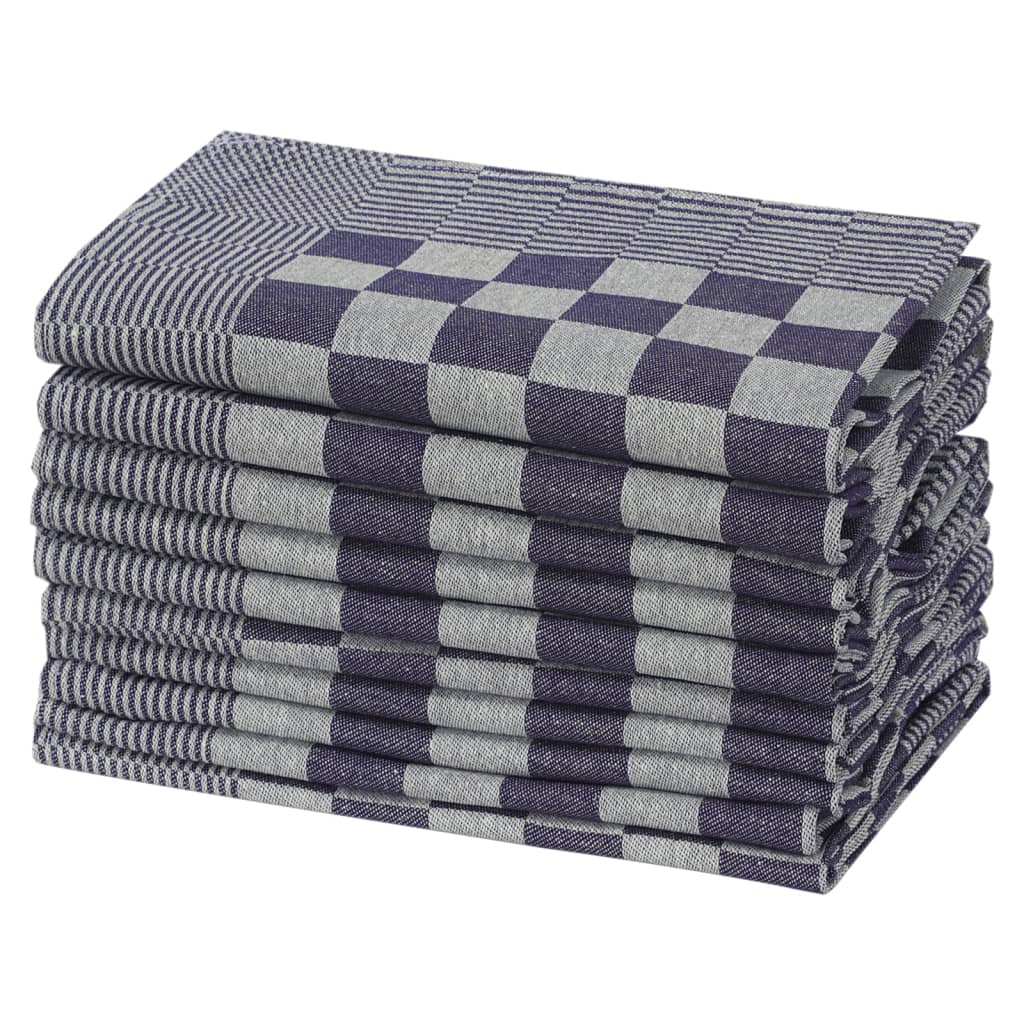 vidaXL Prosoape de bucătărie 20 buc. albastru și alb 50x70 cm bumbac vidaXL Prosoape de bucătărie 20 buc. albastru și alb 50x70 cm bumbac