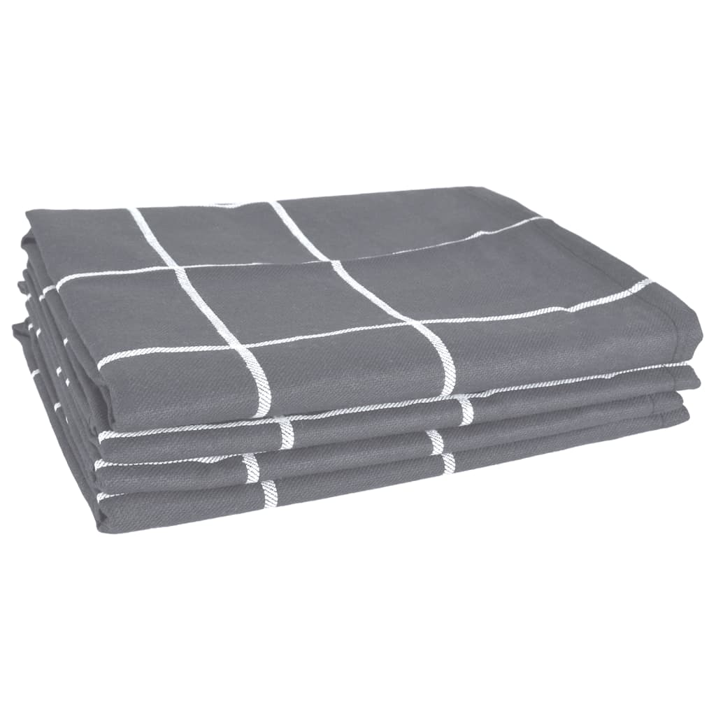 vidaXL Set de prosoape, 12 buc., gri, bumbac vidaXL Set de prosoape, 12 buc., gri, bumbac