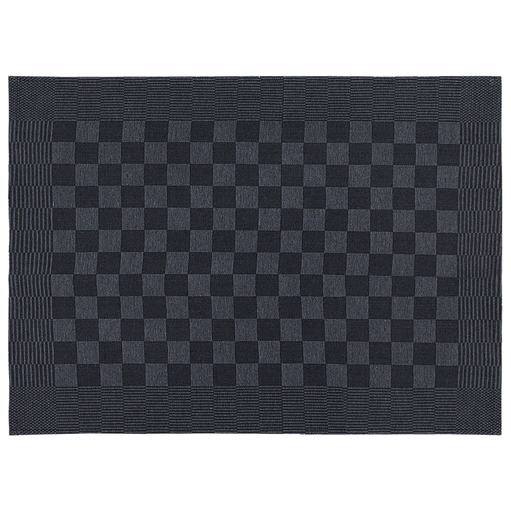 vidaXL Set prosoape 15 piese mănuși cuptor/suporturi oale negru bumbac vidaXL Set prosoape 15 piese mănuși cuptor/suporturi oale negru bumbac