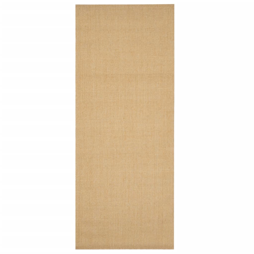 vidaXL Covor din sisal, natural, 80x200 cm vidaXL Covor din sisal, natural, 80x200 cm