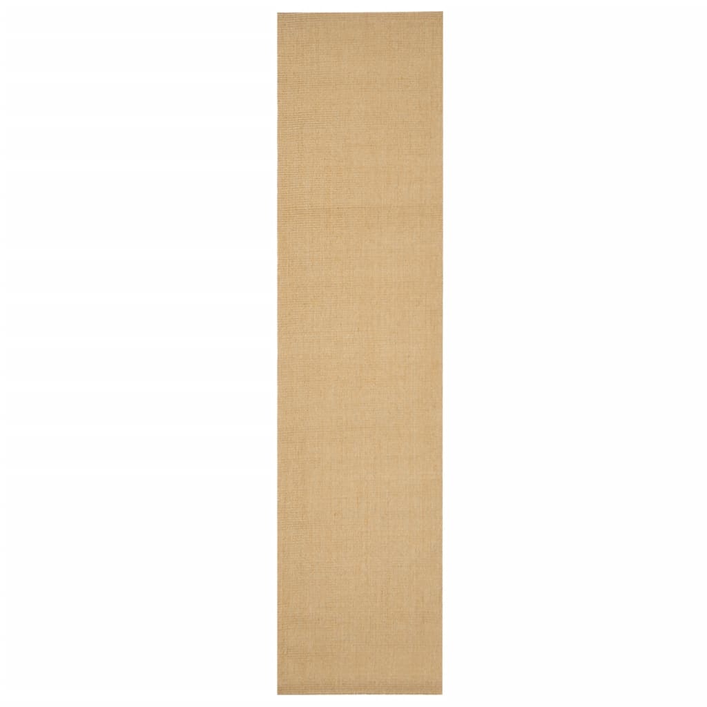 vidaXL Covor din sisal, natural, 80x350 cm vidaXL Covor din sisal, natural, 80x350 cm