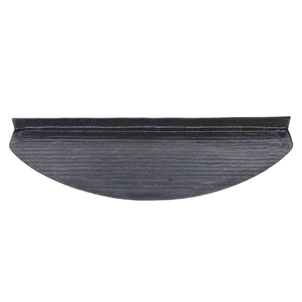vidaXL Covorașe scări autoadezive, 15 buc.,negru, 65x22,5x3,5 cm
