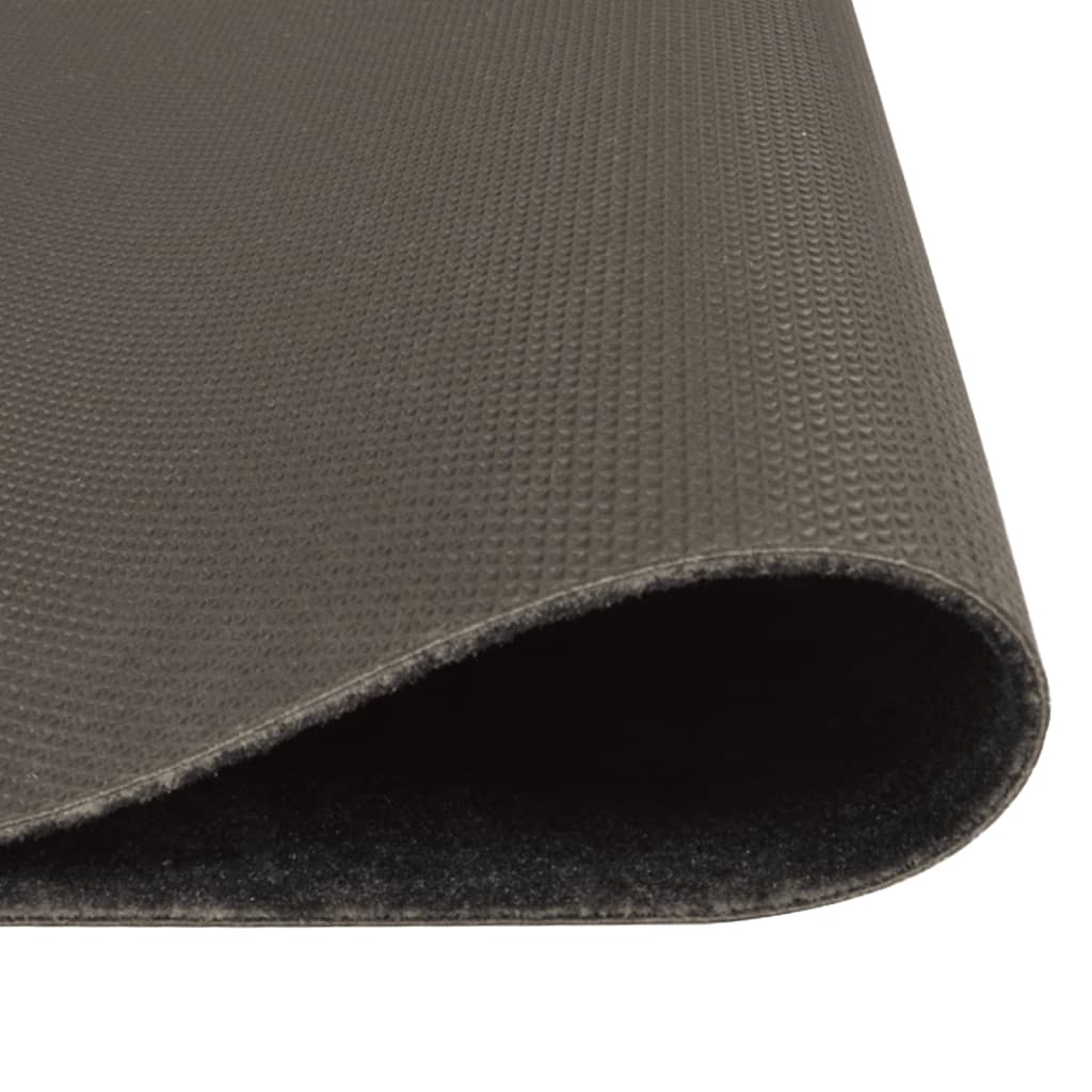 vidaXL Covor de bucătărie lavabil Cooking, negru, 45x150 cm, catifea vidaXL Covor de bucătărie lavabil Cooking, negru, 45x150 cm, catifea