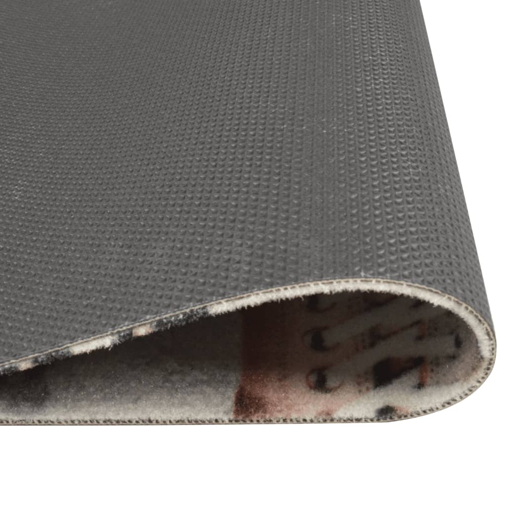 vidaXL Covor de bucătărie lavabil Shoezone, 60x180cm, catifea vidaXL Covor de bucătărie lavabil Shoezone, 60x180cm, catifea