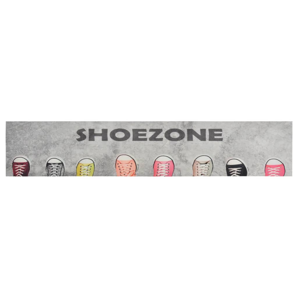 vidaXL Covor de bucătărie lavabil Shoezone, 60x300 cm, catifea vidaXL Covor de bucătărie lavabil Shoezone, 60x300 cm, catifea