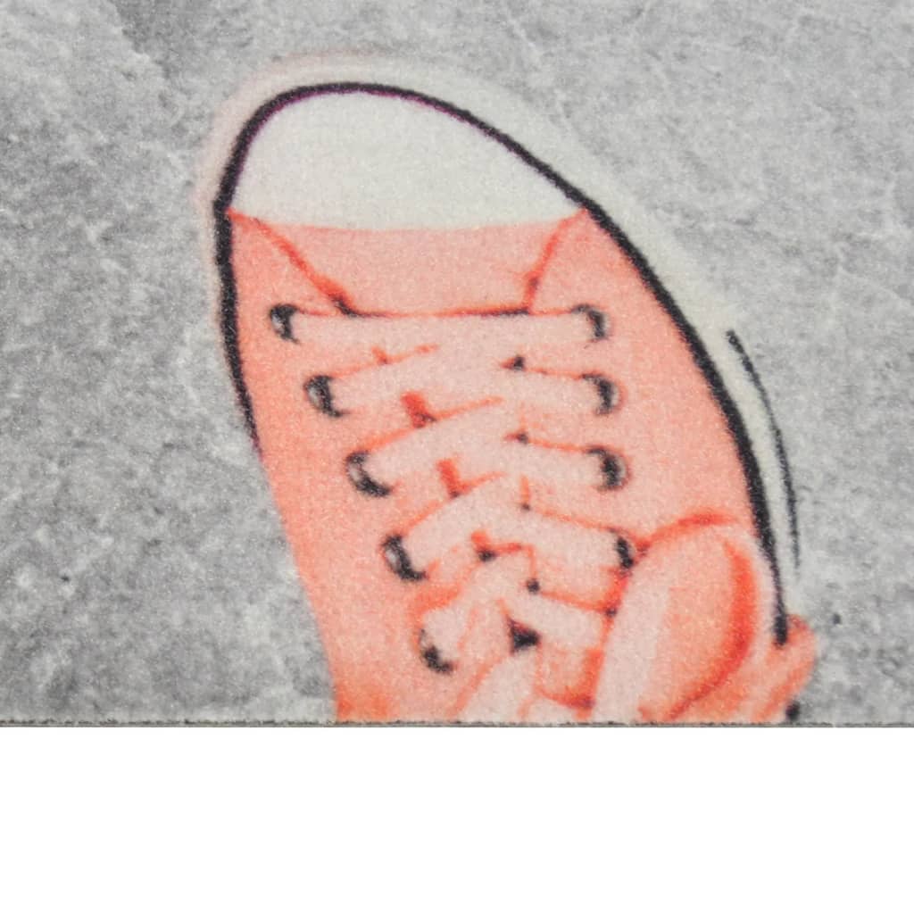 vidaXL Covor de bucătărie lavabil Shoezone, 60x300 cm, catifea vidaXL Covor de bucătărie lavabil Shoezone, 60x300 cm, catifea
