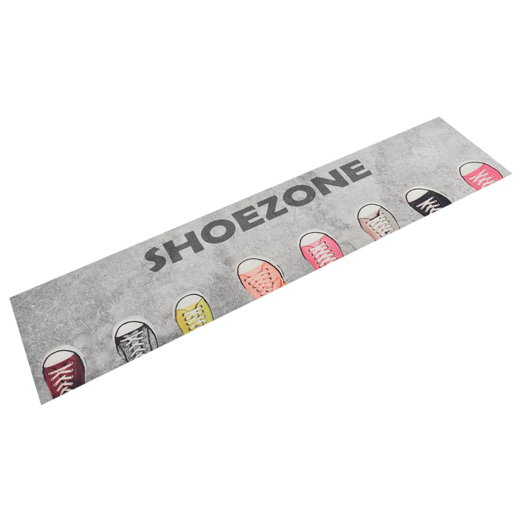 vidaXL Covor de bucătărie lavabil Shoezone, 60x300 cm, catifea vidaXL Covor de bucătărie lavabil Shoezone, 60x300 cm, catifea